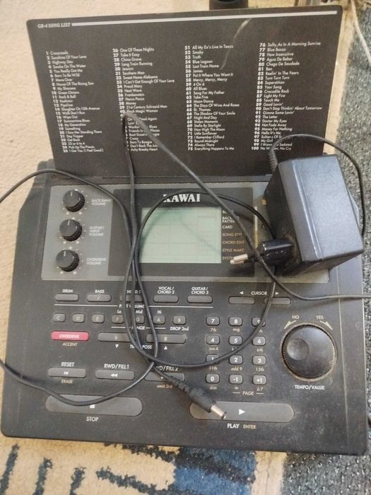 Equipamento de treino de guitarra.