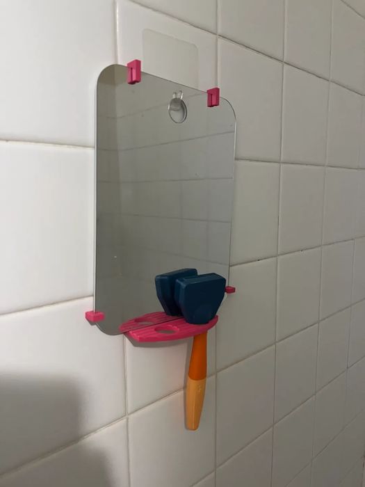 Acessório Porta-Lâminas para Espelho 6x8 Polegadas