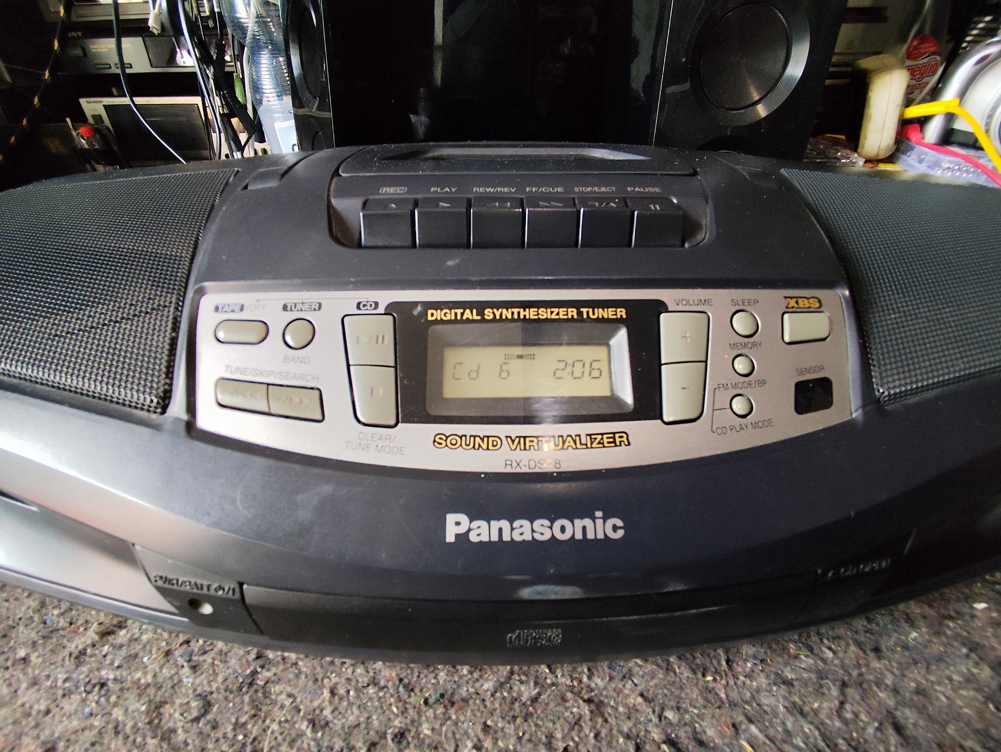 radiomagnetofon Panasonic RX-DS 18 z pilotem!
