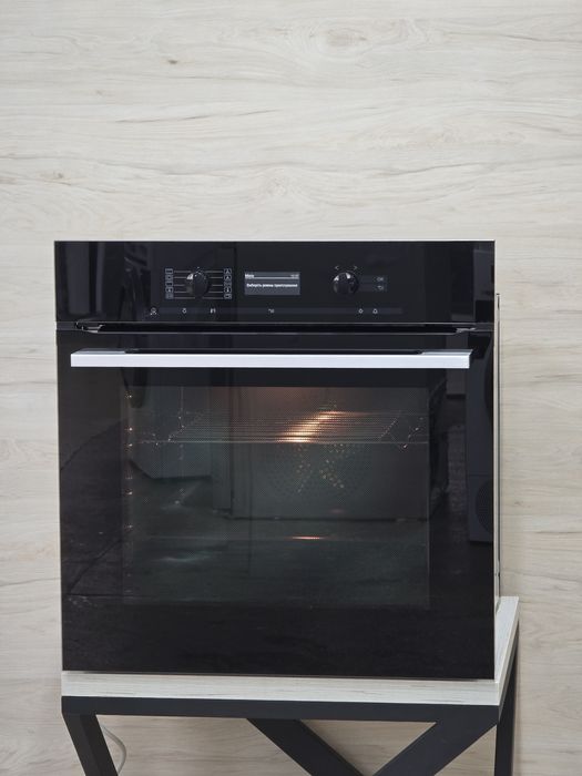 Обсиданова Духовка Miele™️ H6360 Пар Укр.мова Топ.стан Салазки