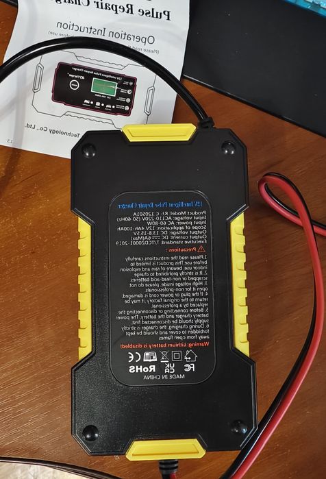 Зарядное автомобильное устройство 12в 6А для аккумулятора