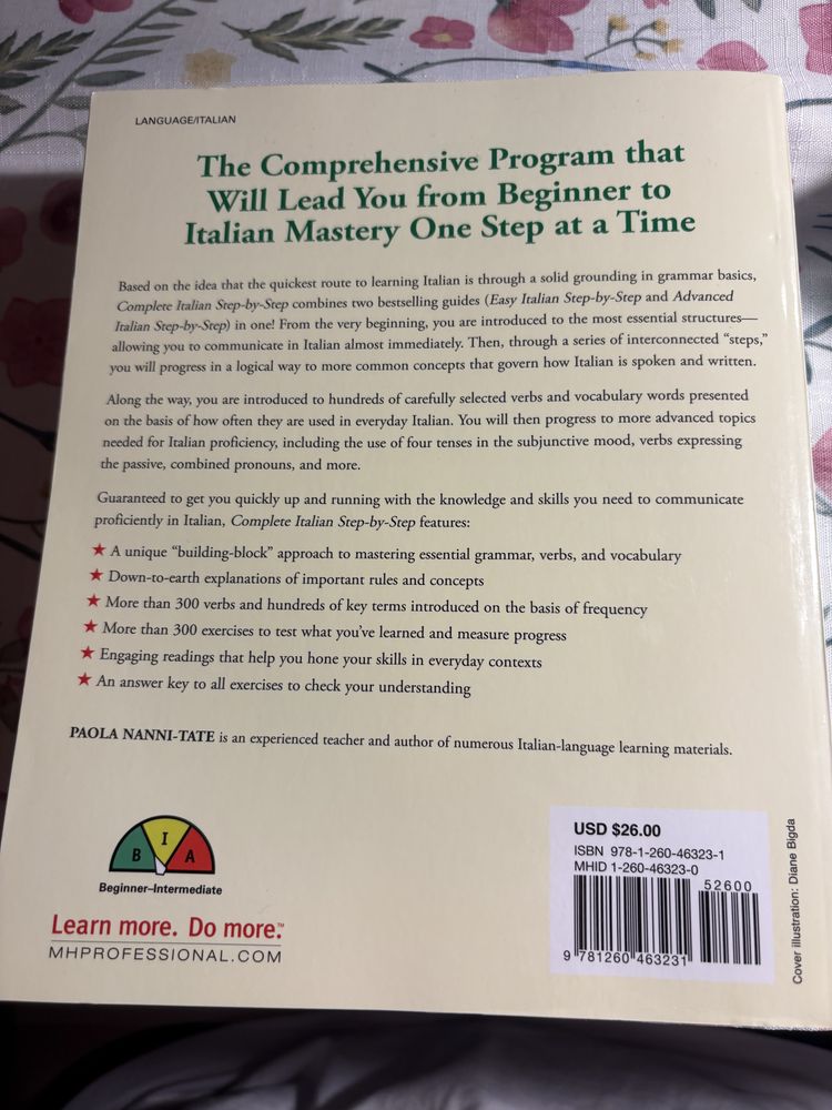 Książka do włoskiego „Complete Italian - step by step”