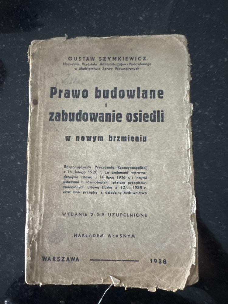 Prawo Budowalne 1938