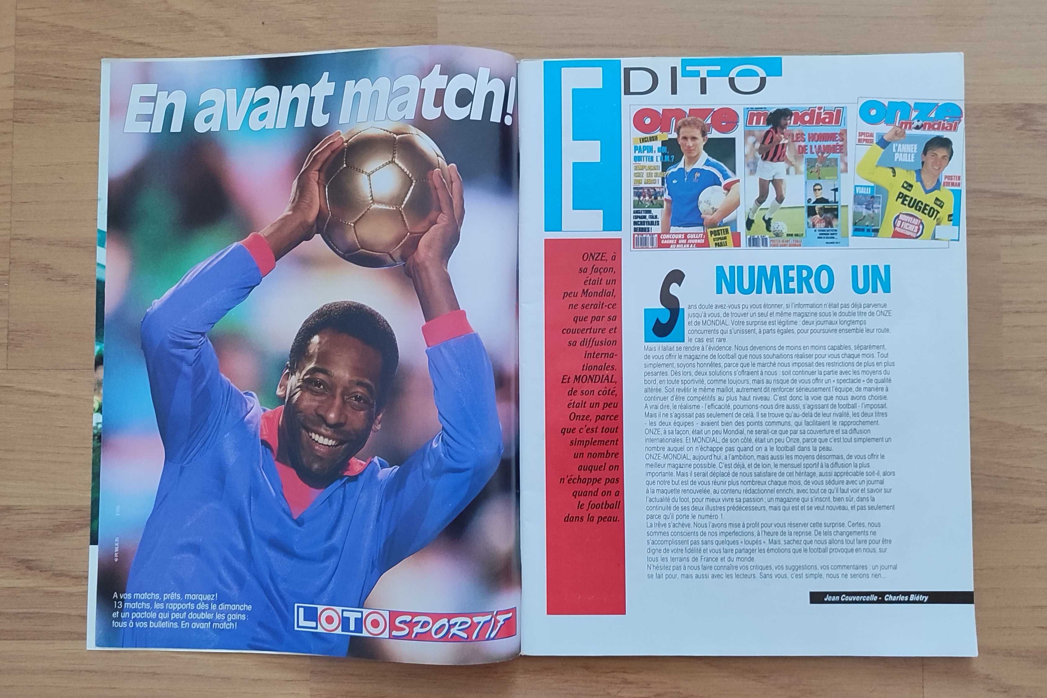 N.° 1 da revista Onze Mondial (1989)