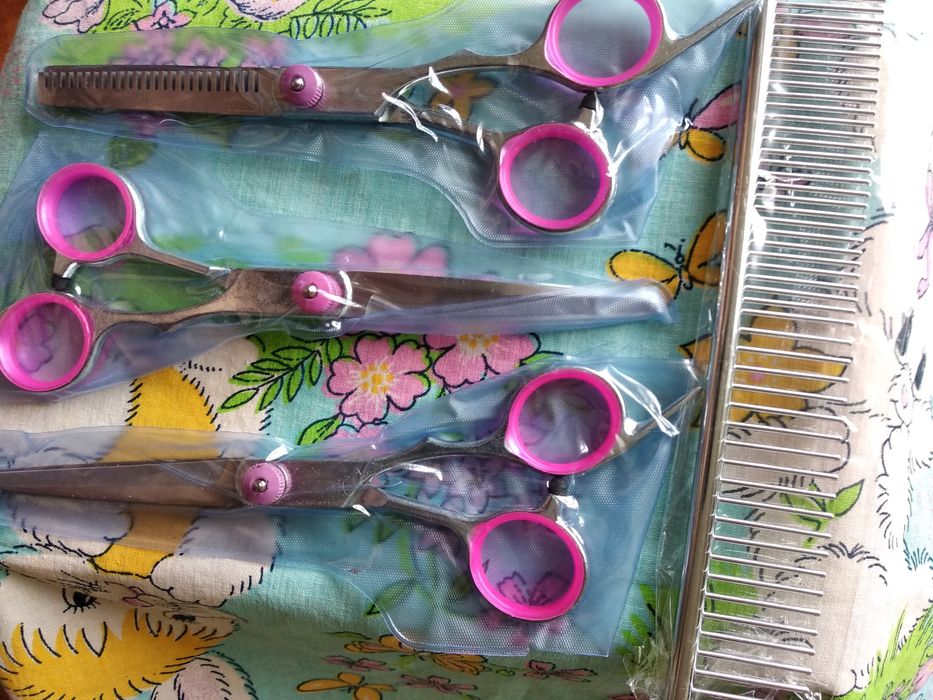 Ножницы для груминга 4 в 1, набор для стрижки животных