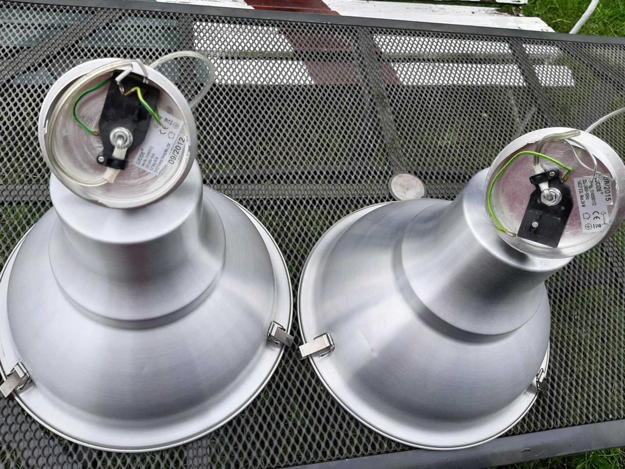 Lampa wisząca industrialna, loft, aluminium