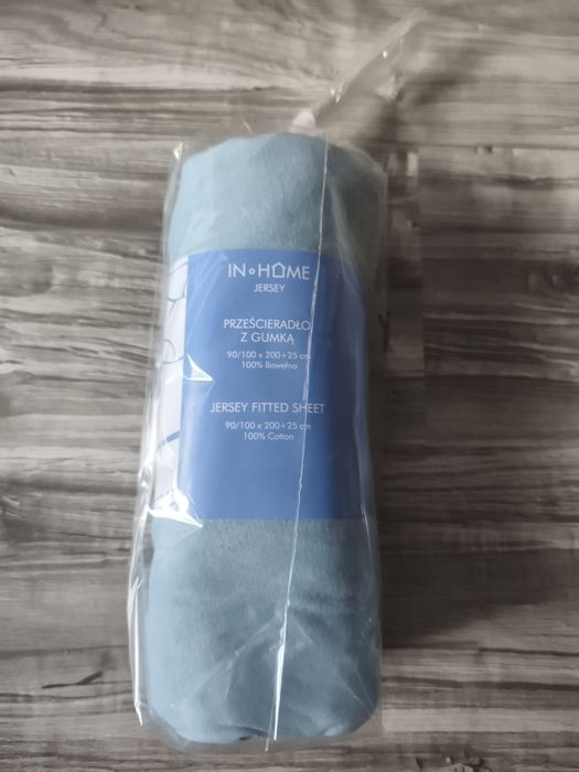 Prześcieradło JERSEY z gumką 90/100x200+25  cm
