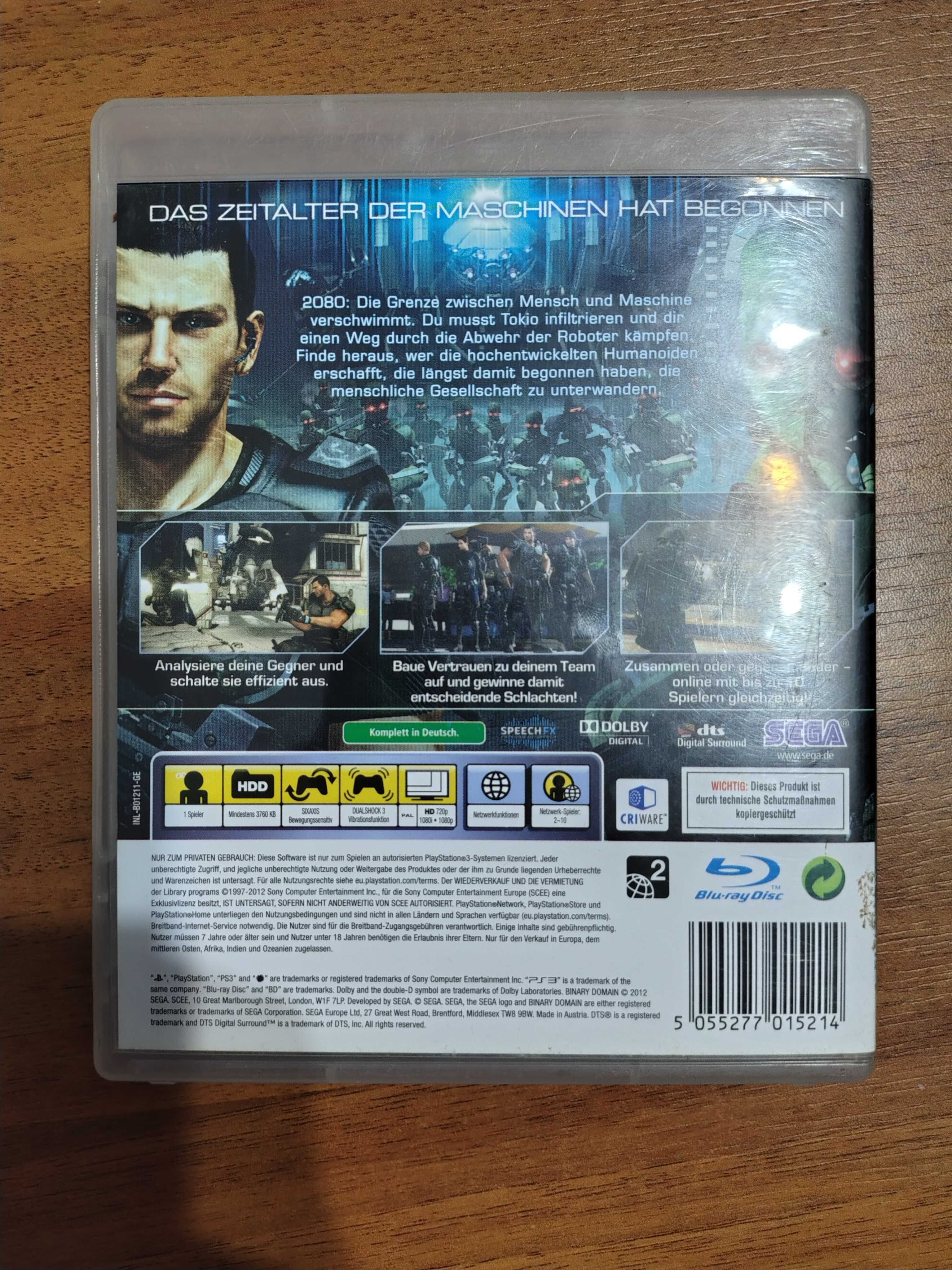 Binary Domain Sony PlayStation 3 (PS3)