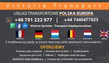 Usługi Transportowe-PL-UK-UE victoria transport