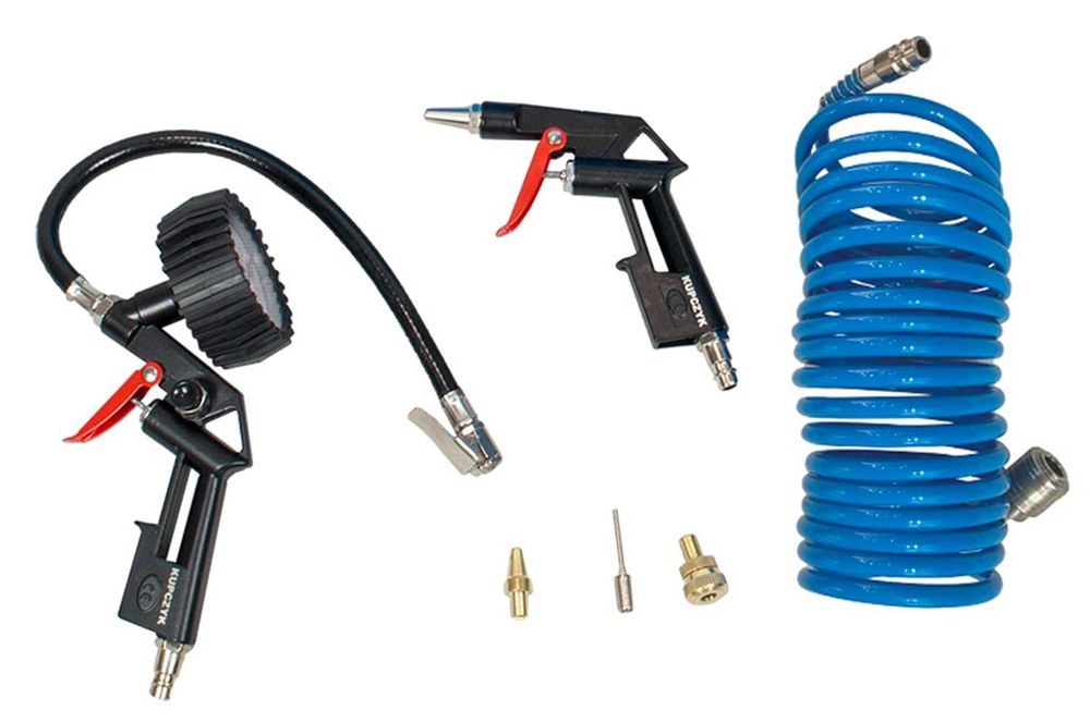 Kompresor tłokowy ZVAT-50 + zestaw pneumatyczny KIT-6 Kupczyk