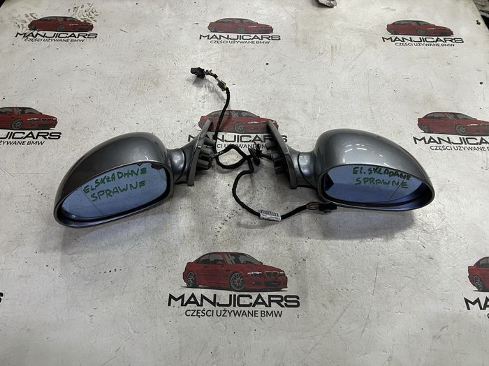 Lusterka BMW E46 M3 el skladane lewe prawe lusterko 10 pin elektryczne
