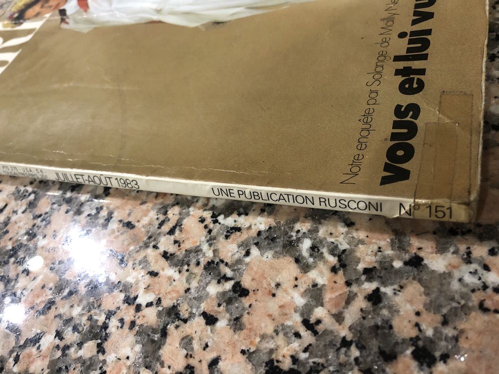 Revista de moda 1983