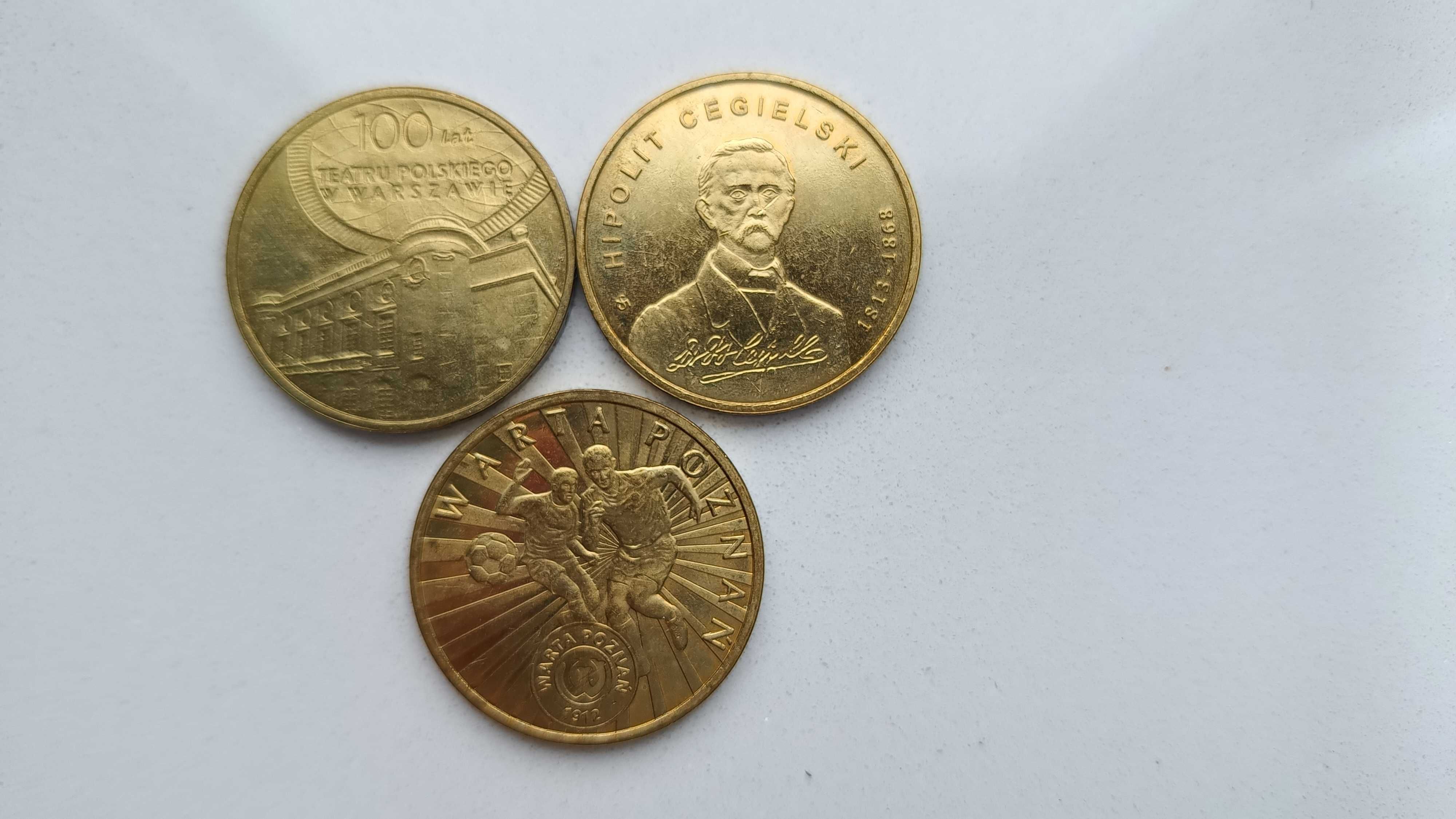 3 Monety 2 zł z 2013 r.