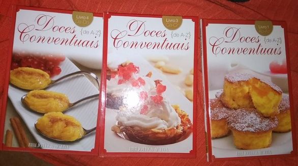 Livros de culinária diversos