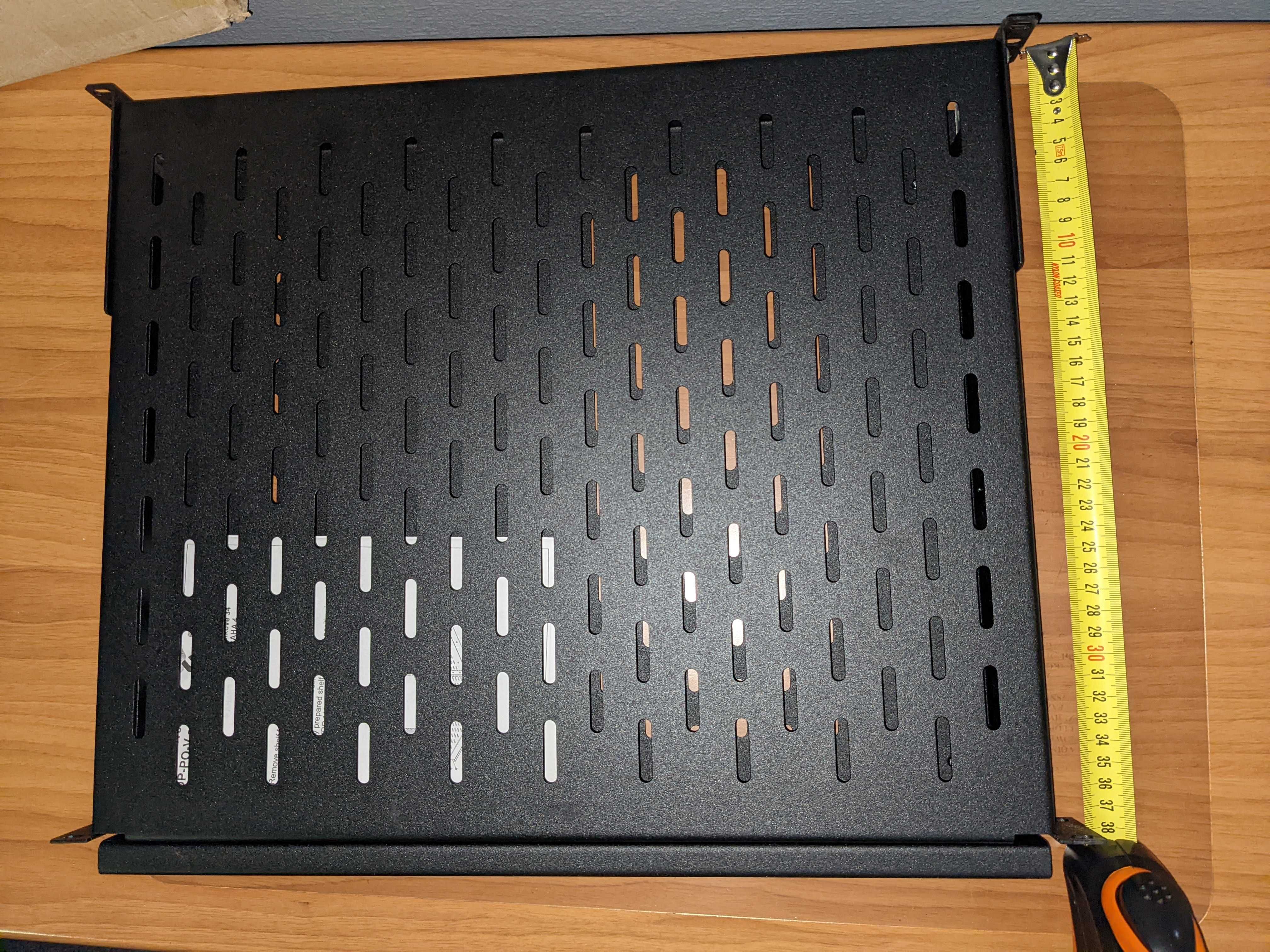 Conteg DP-PO-350V-H полка сервер 19" 1U, глуб 350 мм, нагрузка 25 кг