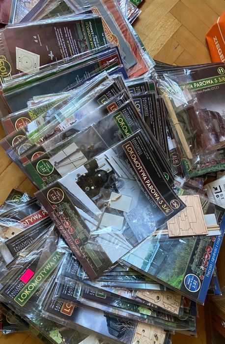 Lokomotywa parowa S3/6. Pełny komplet. Eaglemoss Collections.