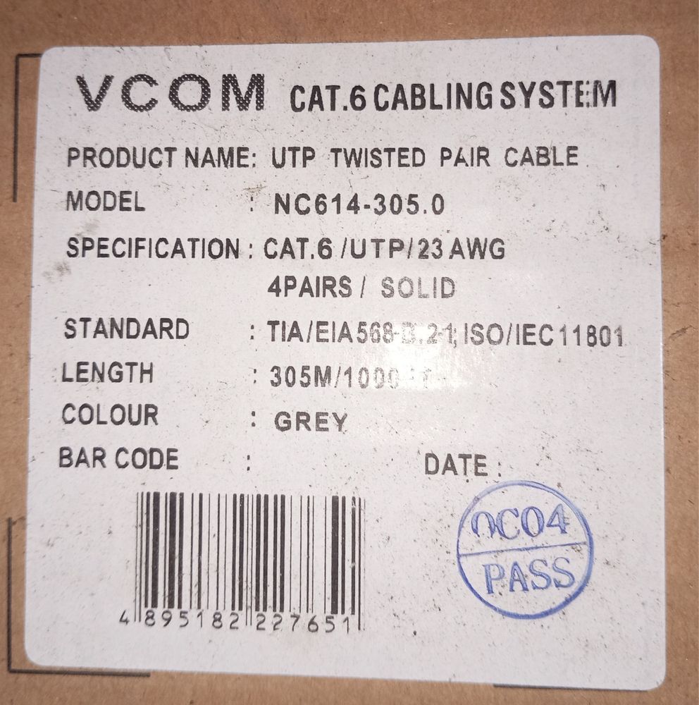 Bobine Cabo CAT-6