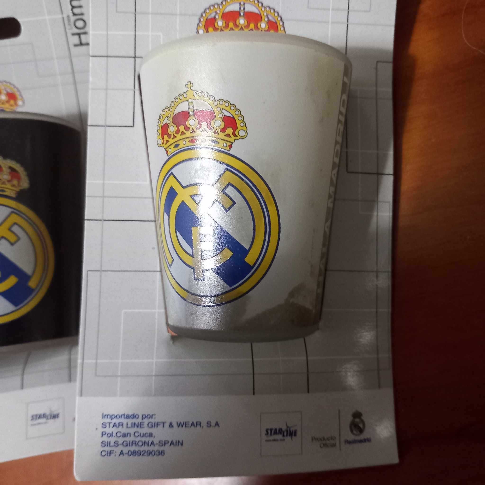 Real Madrid Mini Copos NOVOS