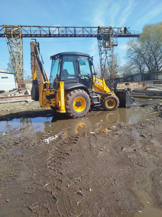 Оренда екскаватора, послуги  екскаватора JCB 3CX, послуги маніпулятора