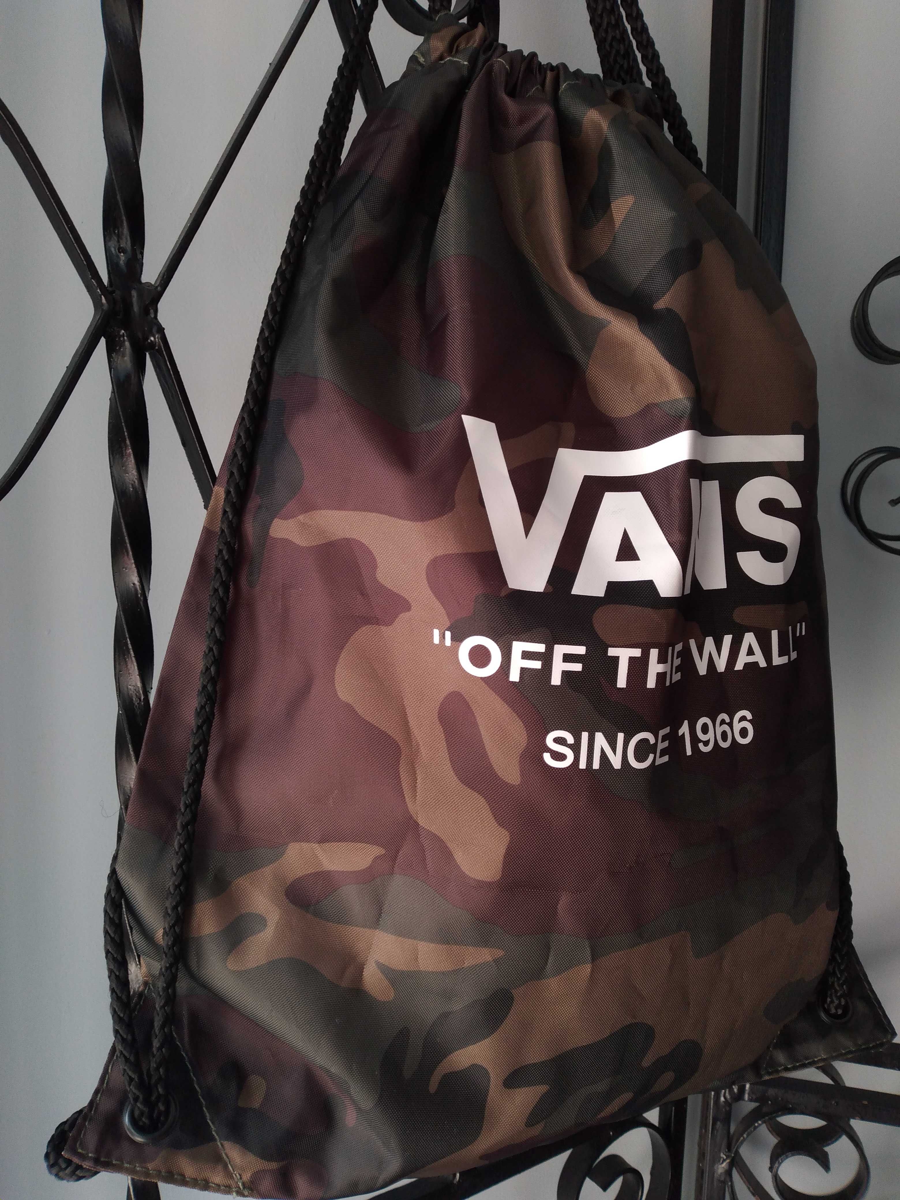 Оригинал Vans Рюкзак bagland мешок для сменки сумка для обуви коты