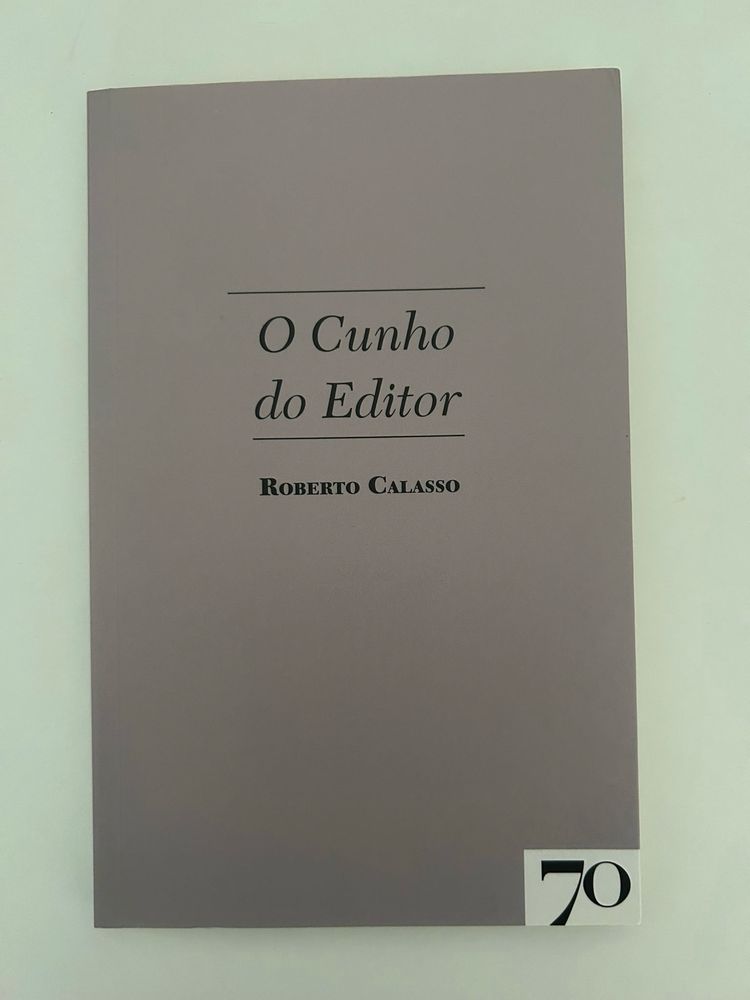 Livro O Cunho do Editor