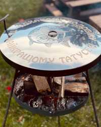 Сковорода для огня из диска для барбекю пикника на мангал садж