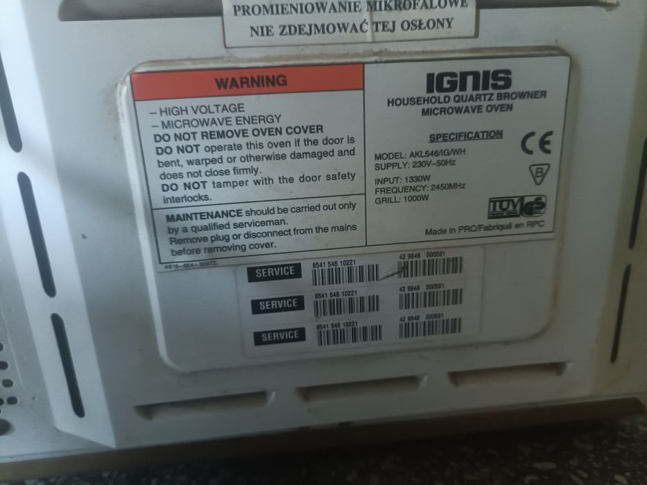 Mikrofalówka Ignis