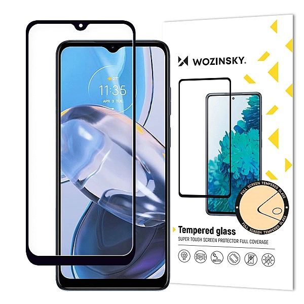 Wozinsky Full Glue szkło hartowane Motorola Moto E22i / E22 na cały ek