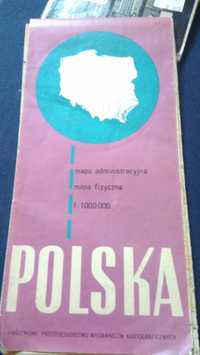 POLSKA 1964 r z PRL Mapa Kolekcjonerska i inne