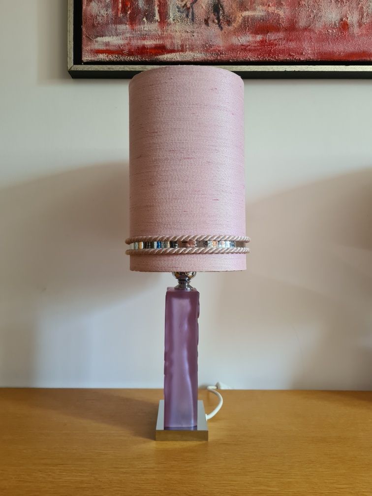 Lampa stołowa Peill&Putzler mid century Hollywood regency lata 70 60