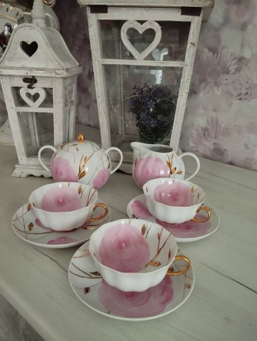 Молочник ,цукорниця, чайні пари ЛФЗ