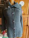 Sweter z golfem gruby damski rozmiar XL firma Bawera Styl