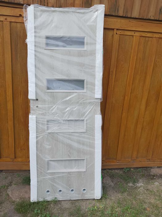 drzwi łazienkowe 70 cm prawe, dąb srebrny