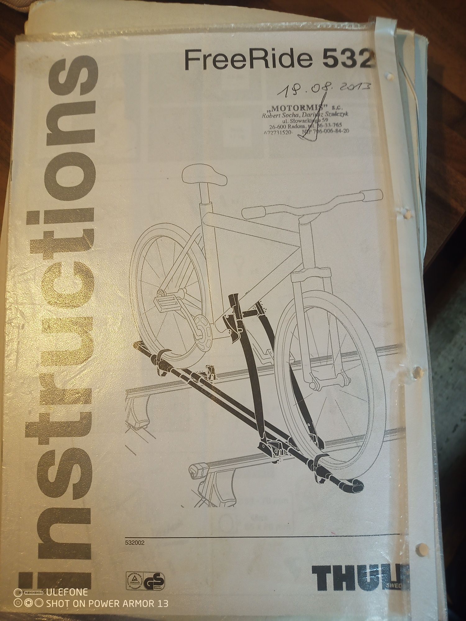 Uchwyt rowerowy Thule Free Ride 532
