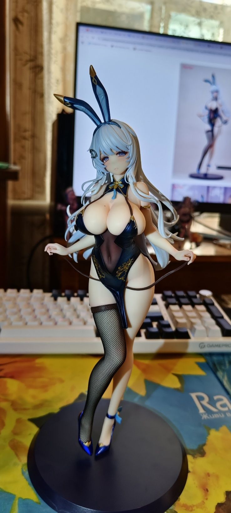 Аниме фигурка Qi Kai De Sheng Bunny Girl illustration