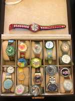 Colecção de 40 relógios swatch
