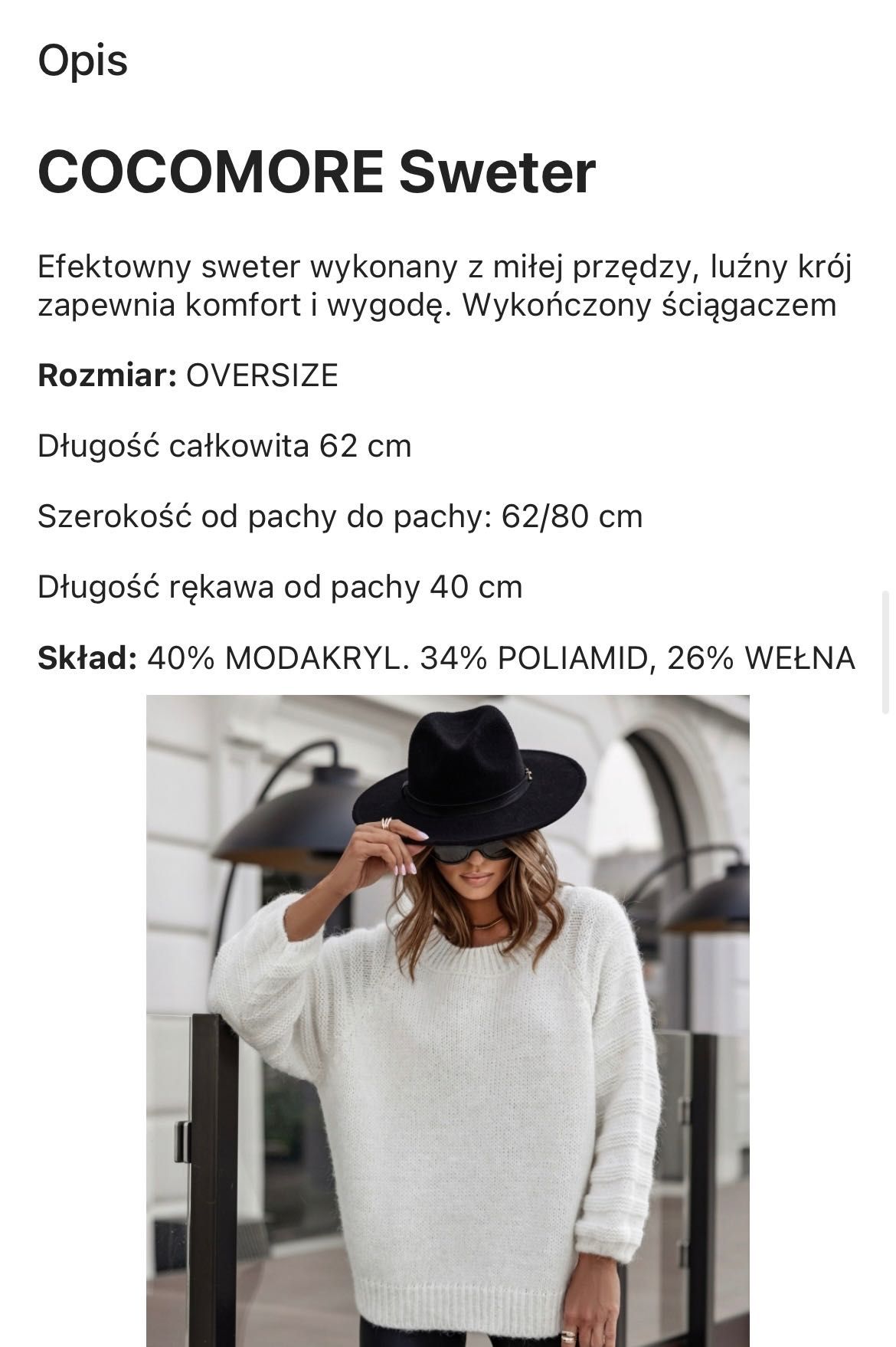 Sweter firmy cocomore