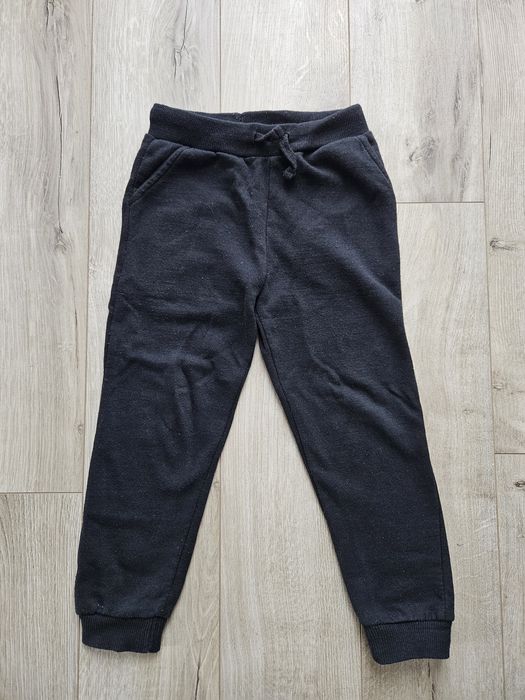 Spodnie dresowe dziecięce, czarne, Kik, rozm 116