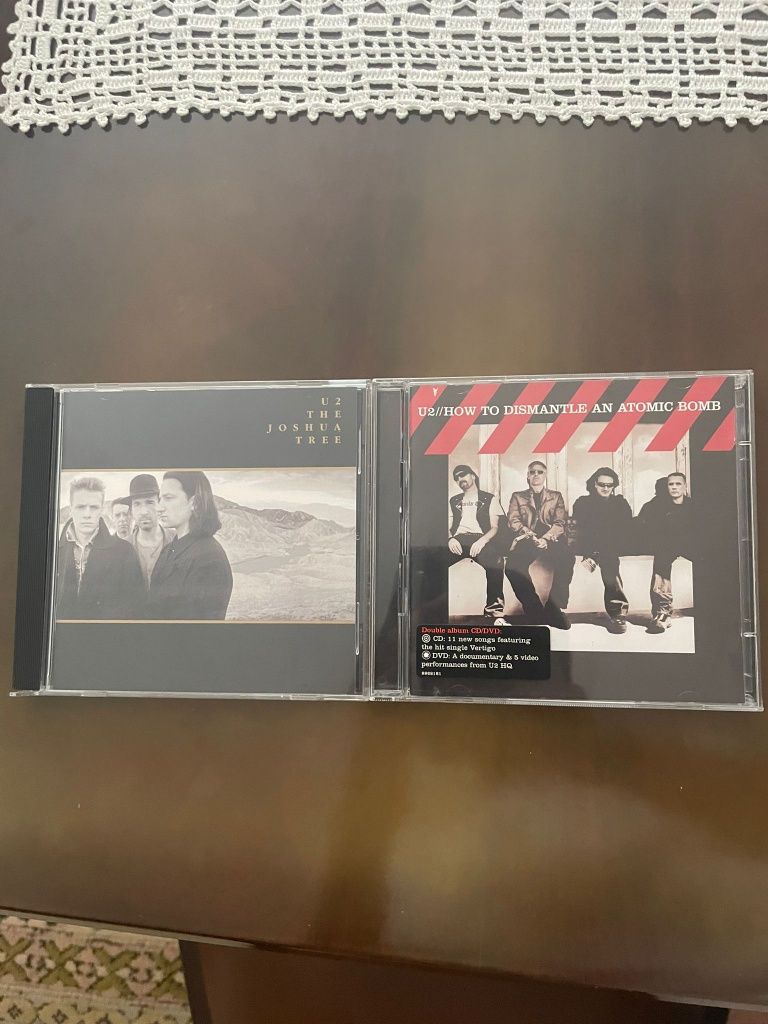 CD dos U2 vários cada 5€ os duplos 10€ originais