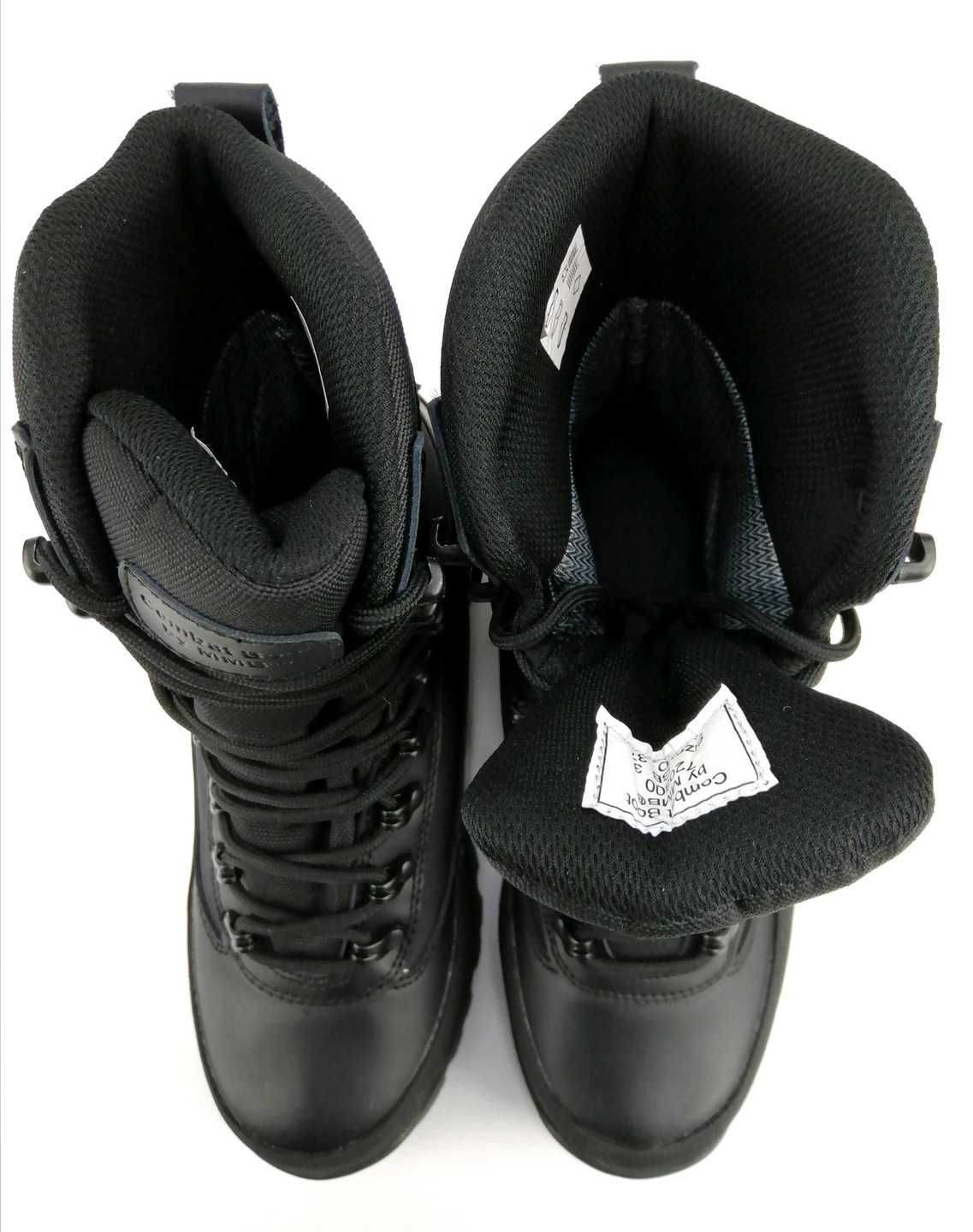 Buty COMBAT wysokie sznurowane glany MMB r. 47 - WYPRZEDAŻ