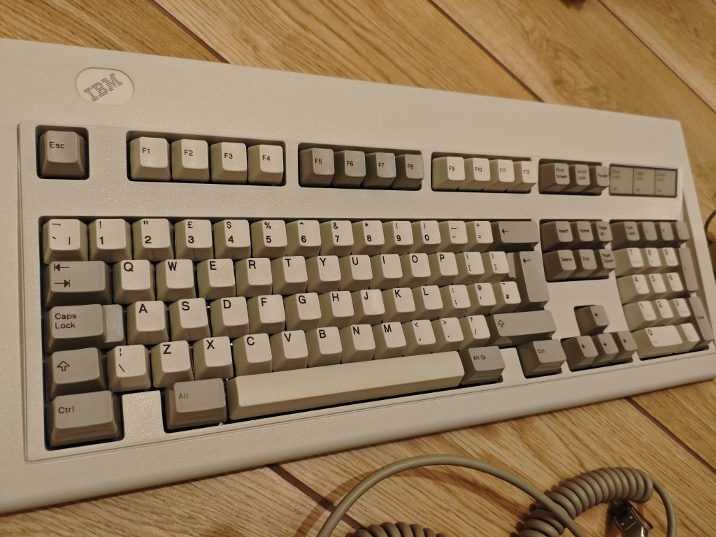 Klawiatura ibm model m + mysz ibm
