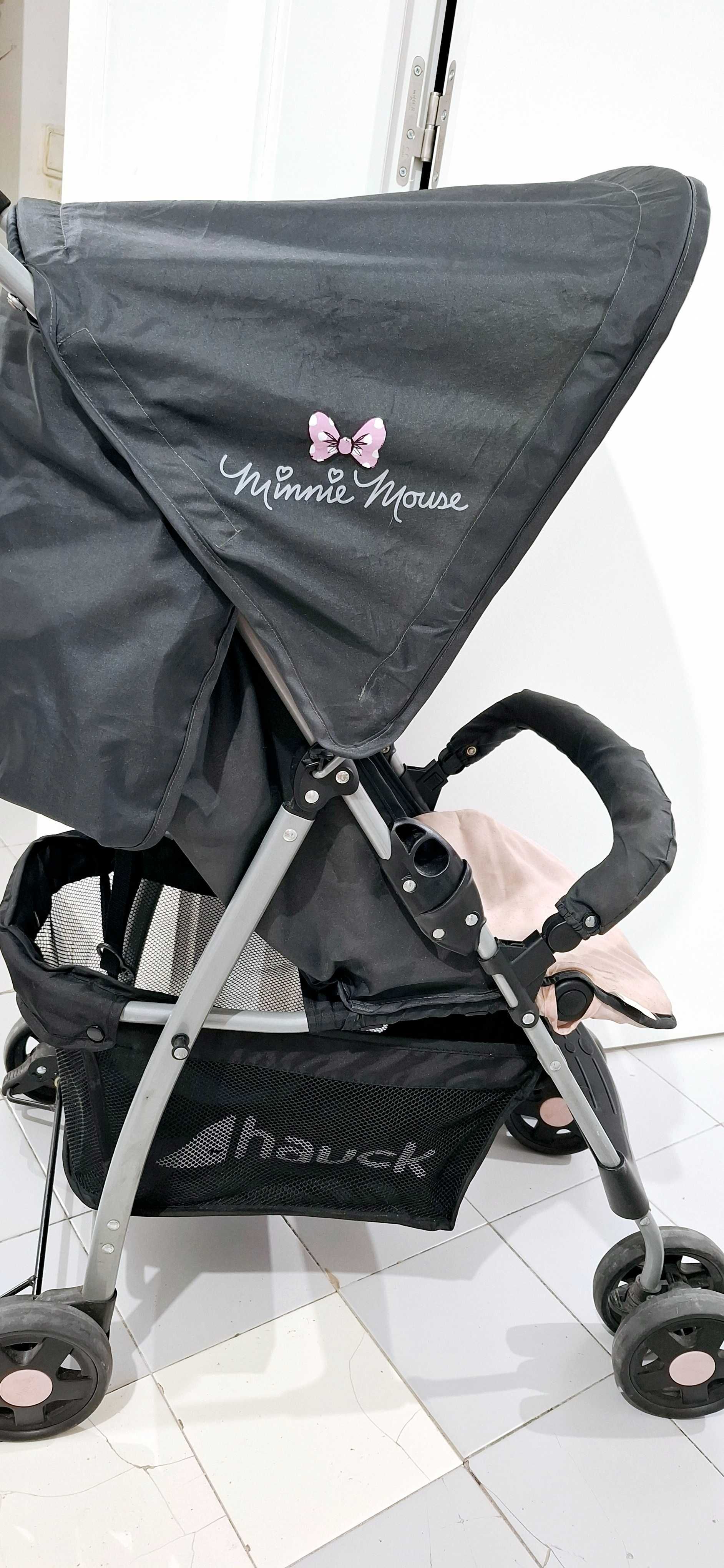 Carrinho Minnie mouse passeio lindo para crianças pouco uso