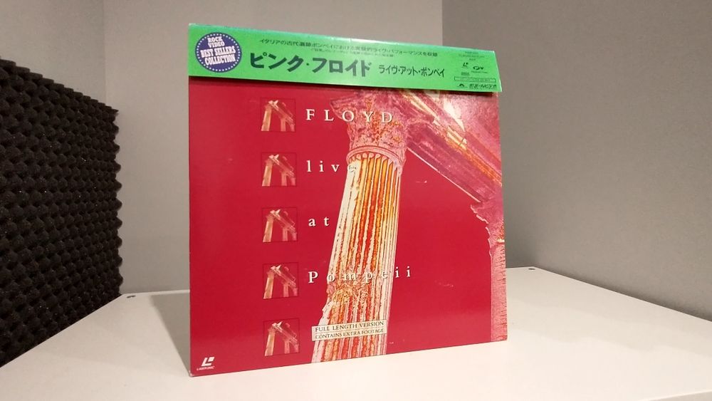 LD Pink Floyd Live At Pompeii Laser Disc Laserdisc Japan OBI