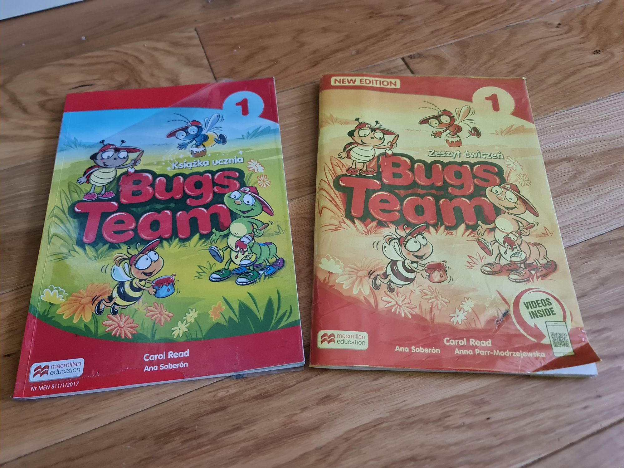 Podręcznik i ćwiczenie  bugs team klasa 1