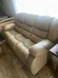 Zestaw wypoczynkowy Sofa + Dwa rozkładane fotele
