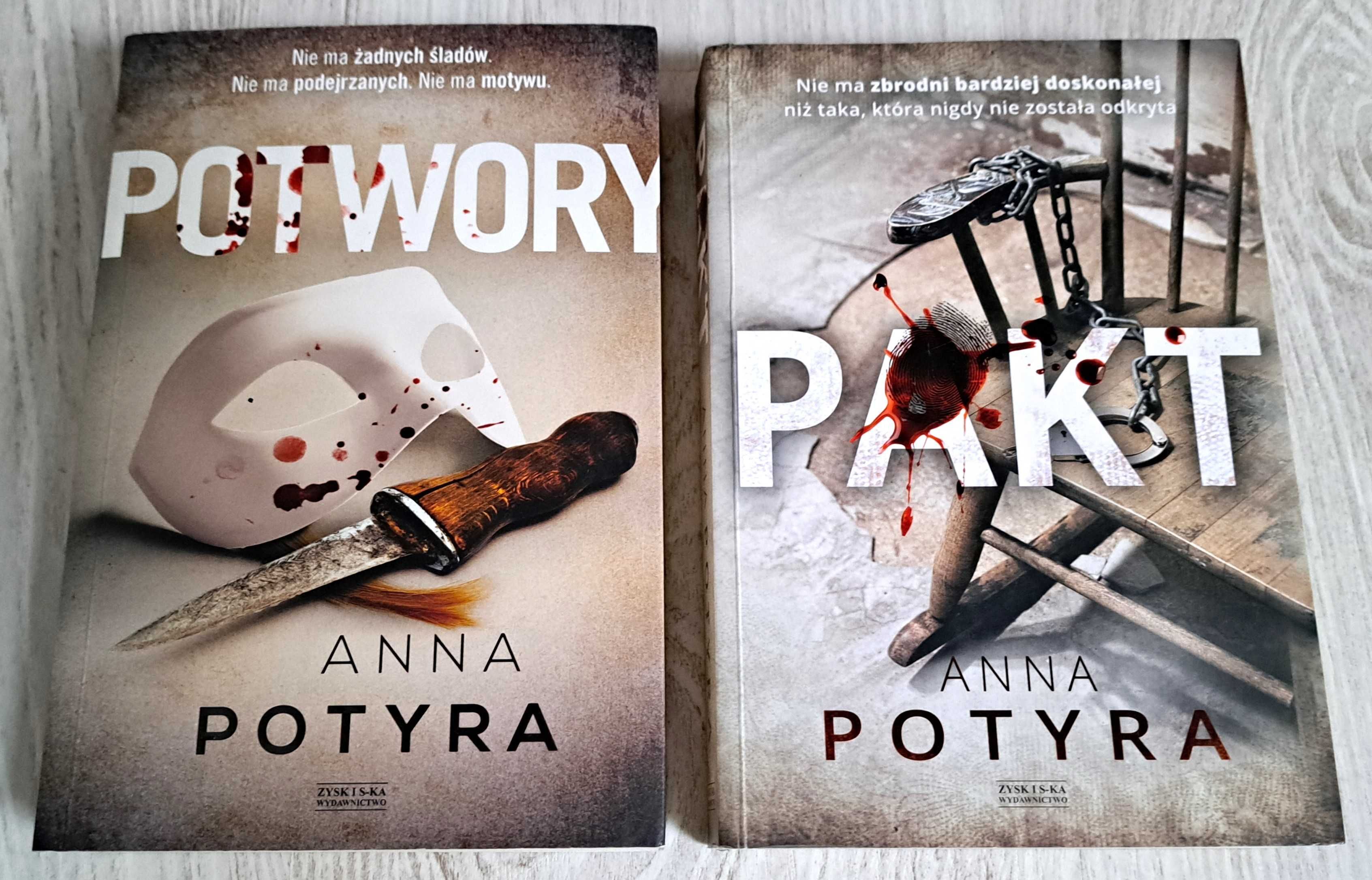 2x Anna Potyra Potwory + Pakt   BDB