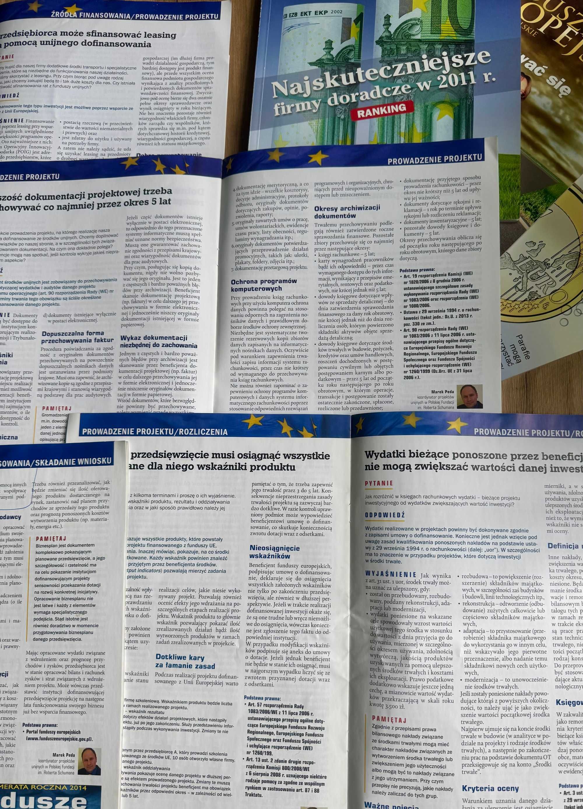 Super Zestaw Czasopism - Fundusze Unijne - Dotacje - Dofinansowania