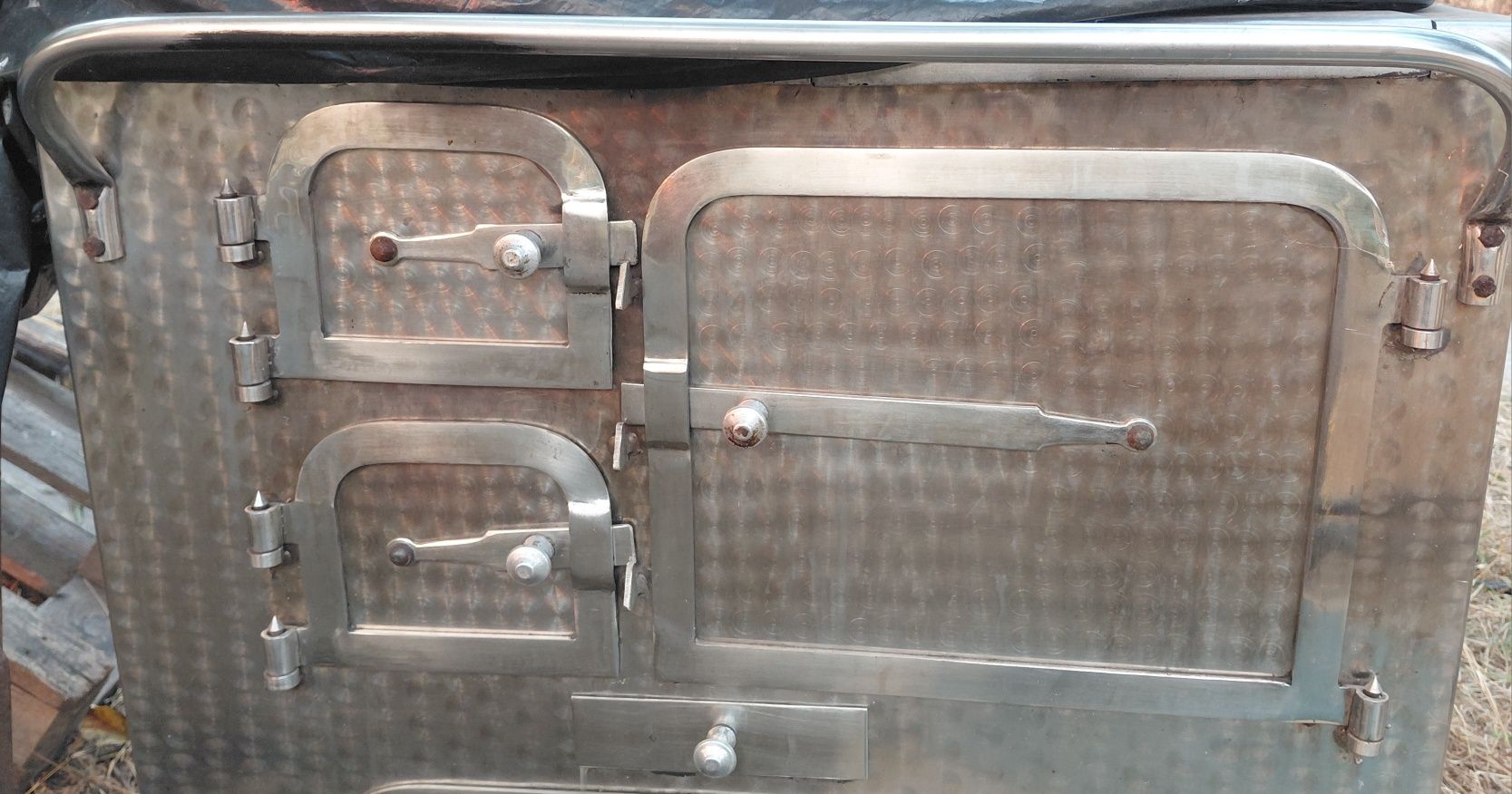 Forno lenha em inox