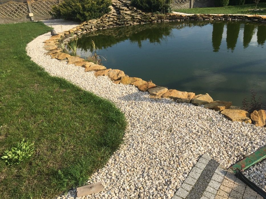 Grys ogrodowy biały kamień ozdobny NIE wapienny JAKOŚĆ