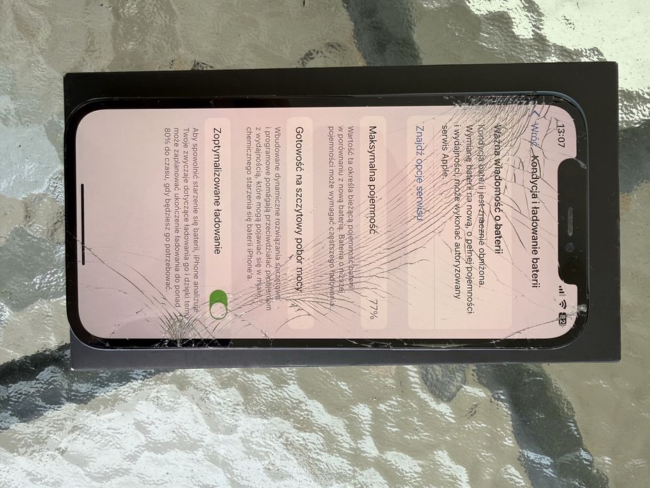 iPhone 12 Pro 128GB Pacific Blue iOS 18.7.2 Zbity wyświetlacz